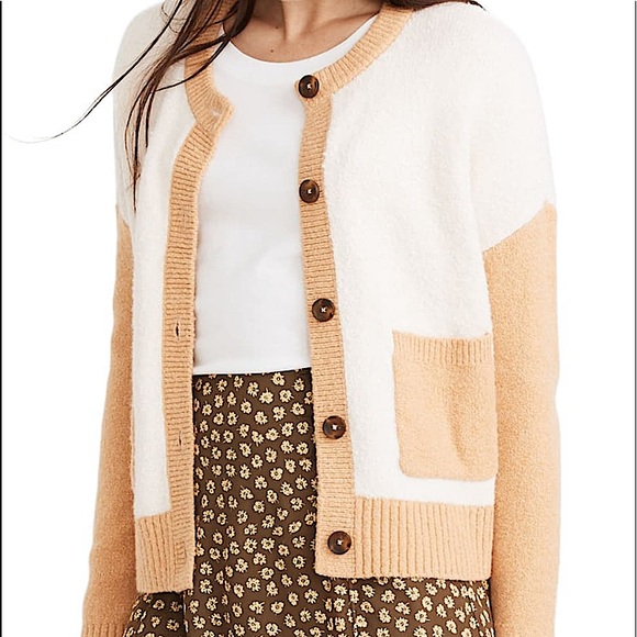 Madewell Colorblock Colton Cardigan